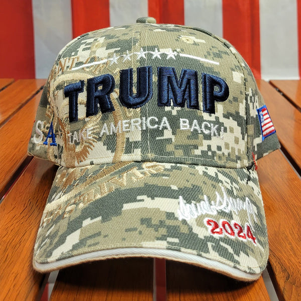 Trump 2024 Digital Camo Hat – WeThePeopleTeez