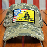 USA Don't Tread On Me Flag Digital Camo Hat