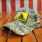 USA Don't Tread On Me Flag Digital Camo Hat